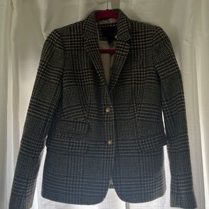 J. Crew Glen Plaid Schoolboy Blazer
